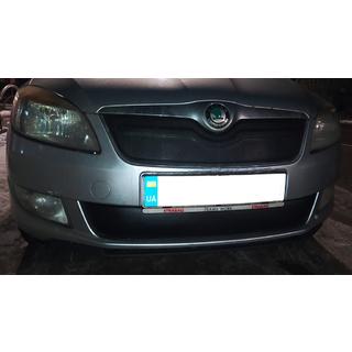 Zimná clona na masku chladiča (2011-2014, horná) Skoda Fabia 2007–2014 fotografia 2