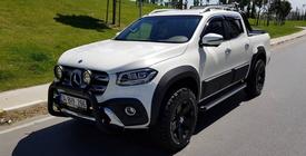 Mercedes X class 2017–2020 Rozširovače lemov blatníkov (ABS) fotografia 6