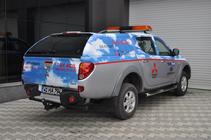 Mitsubishi L200 2006–2015 Hardtop na korbu Canopy commercial fotografia 2