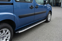 Fiat Doblo I 2001–2005 Bočné nášľapy Fullmond (2 ks, hliník) fotografia 1