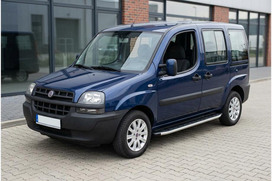Fiat Doblo I 2005–2010 Bočné nášľapy Fullmond (2 ks, hliník) Image
