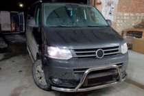 Volkswagen T5 2010–2015 Nerezový predný ochranný rám WT006ST (nerez) fotografia 1
