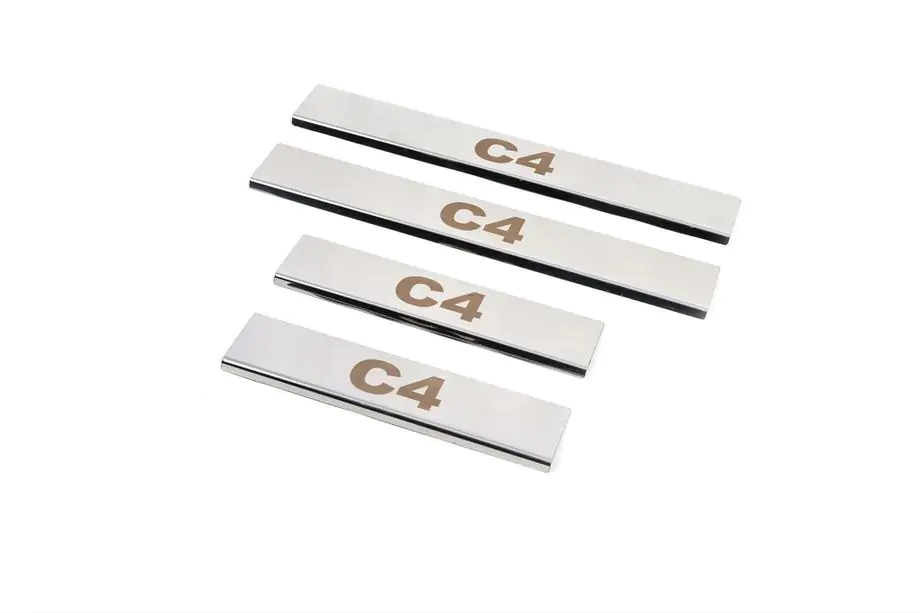 Citroen C-4 2010–2018 Nerezové kryty prahov Carmos (4 ks) Image
