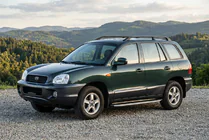 Hyundai Santa Fe 1 2000–2006 Bočné nášľapy Fullmond (2 ks, hliník) fotografia 1
