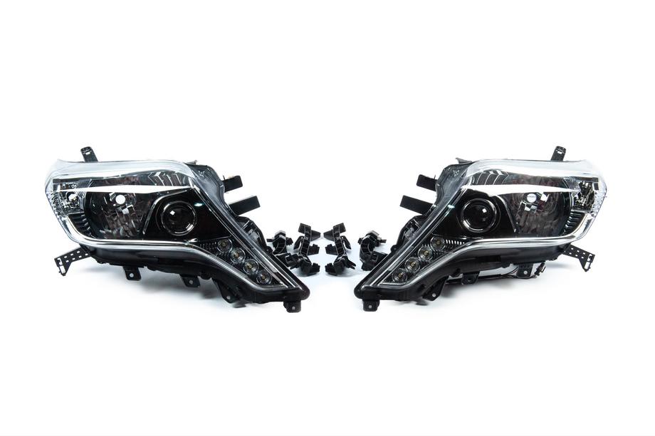 Toyota Land Cruiser Prado 150 2009–2023 Predné LED svetlomety (2013-2017, 2 ks) s adaptáciou AFR Fotografia 5