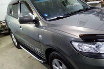 Hyundai Santa Fe 2 2006–2012 Bočné nášľapy Fullmond (2 ks, hliník) fotografia 3