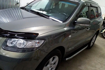 Hyundai Santa Fe 2 2006–2012 Bočné nášľapy Fullmond (2 ks, hliník) fotografia 8