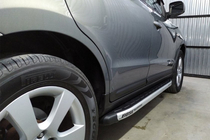 Hyundai Santa Fe 2 2006–2012 Bočné nášľapy Fullmond (2 ks, hliník) fotografia 1