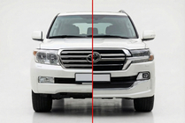 Toyota Land Cruiser 200 2007–2021 Faceliftový kit z LC200 2008-2015 na 2019 Executive fotografia 1