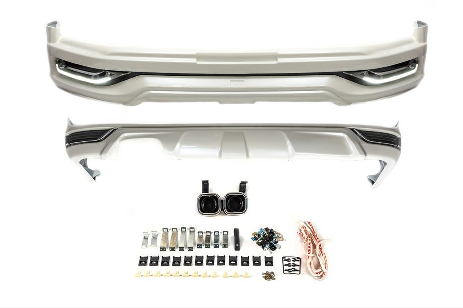 Toyota Land Cruiser 200 2007–2021 Kompletný bodykit 2016↗ (Modelista V2-LED) Biela farba Image