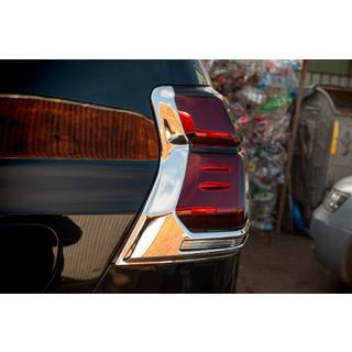 Chrómové kryty zadných svetiel V1 (2 ks, 2018+) Toyota Land Cruiser Prado 150 2009–2023 fotografia 3
