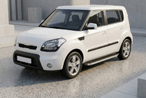 Kia Soul I 2008–2013 Bočné nášľapy Fullmond (2 ks, hliník) fotografia 1