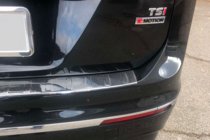 Volkswagen Tiguan 2016–2023 Nerezová lišta na zadný nárazník (Carmos) fotografia 6