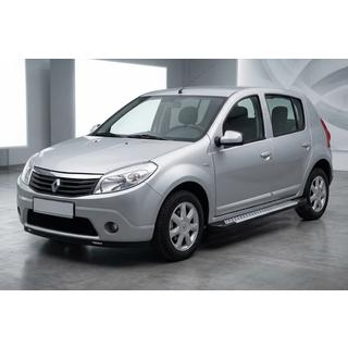 Bočné nášľapy typu X5 (2 ks, hliník) Dacia Sandero 2007–2013 fotografia 1