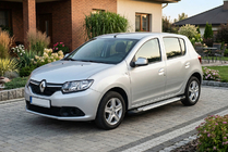 Dacia Sandero 2013–2020 Bočné nášľapy typu X5 (2 ks, hliník) fotografia 1