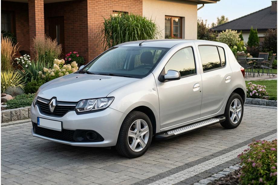 Dacia Sandero 2013–2020 Bočné nášľapy typu X5 (2 ks, hliník) Image