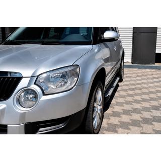 Bočné nášľapy Allmond Grey (2 ks, hliník) Skoda Yeti 2009–2017 fotografia 1