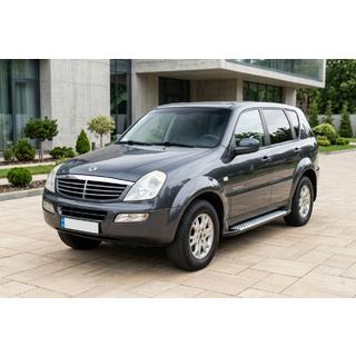Bočné nášľapy Allmond Grey (2 ks, hliník) SsangYong Rexton I 2001–2017 fotografia 1