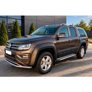 Bočné nášľapy Allmond Grey (2 ks, hliník) Volkswagen Amarok 2010–2022 fotografia 2