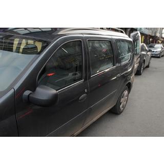 Vonkajšie okenné lišty (4 ks, nerez) Dacia Logan MCV 2004–2014 fotografia 3