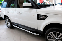 Range Rover Sport 2005–2013 Bočné nášľapy Fullmond (2 ks, hliník) fotografia 1