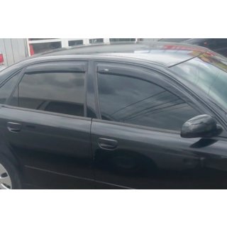 Okenné deflektory Sedan (4 ks, HIC) Audi A4 B6 2000–2004 fotografia 2