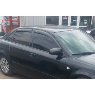 Okenné deflektory Sedan (4 ks, HIC) Audi A4 B6 2000–2004 fotografia 3