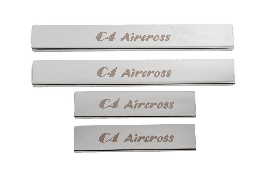 Citroen C-4 Aircross 2012–2017 Chrómové kryty prahov Carmos (4 ks, nerez) Image