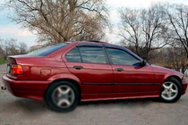 BMW rad 3 E36 1990–2000 Deflektory okien SD (4 ks, HIC) fotografia 1