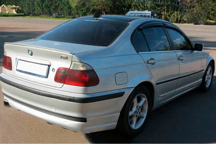 BMW 3 E46 1998–2006 Deflektory okien SD (4 ks, HIC) Image