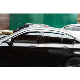 Deflektory okien SD (4 ks, HIC) BMW 5. rad F10/F11 2010–2016 fotografia 1