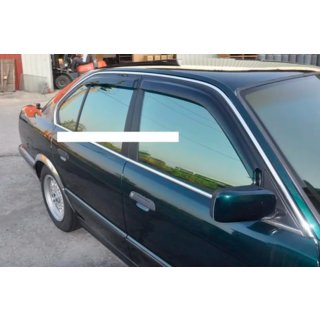 Deflektory okien (4 ks, HIC) BMW 5 séria E34 1988–1995 fotografia 2