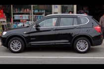 BMW X3 F25 2011–2018 Deflektory okien (4 ks, HIC) fotografia 2