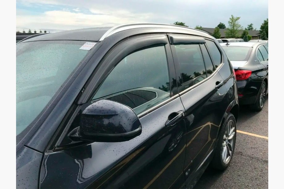 BMW X3 F25 2011–2018 Deflektory okien (4 ks, HIC) Image