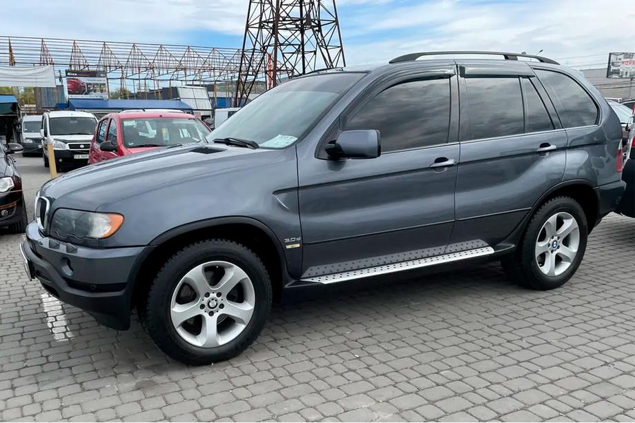 BMW X5 E53 1999–2006 Deflektory okien (4 ks, HIC) Fotografia 1