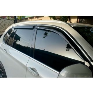 Okenné deflektory s chrómovou lištou (4 ks, HIC) BMW X5 F15 2013–2018 fotografia 1
