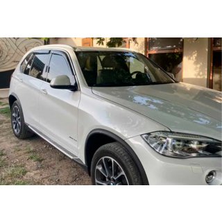 Okenné deflektory s chrómovou lištou (4 ks, HIC) BMW X5 F15 2013–2018 fotografia 3