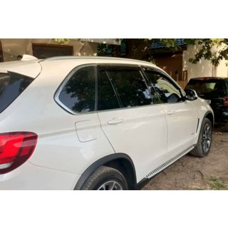 Okenné deflektory s chrómovou lištou (4 ks, HIC) BMW X5 F15 2013–2018 fotografia 2