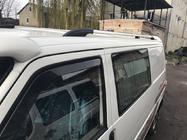 Volkswagen T4 Transporter 1990–2003 Chrómové strešné lyžiny DORA (kovové uchytenie) fotografia 4