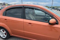 Chevrolet Aveo T250 2005–2011 Deflektory okien SD (4 ks, HIC) fotografia 7