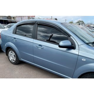 Deflektory okien SD (4 ks, HIC) Chevrolet Aveo T250 2005–2011 fotografia 4