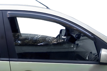 Ford Fiesta 2002–2008 Deflektory okien (4 ks, HIC) fotografia 5