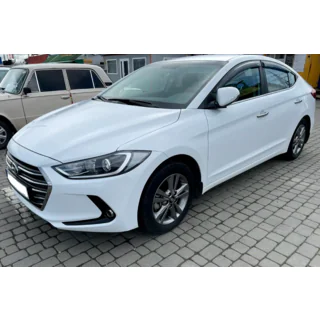 Deflektory okien (4 ks, HIC) Hyundai Elantra (AD) 2015–2020 fotografia 4
