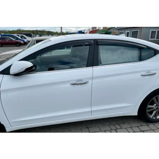 Deflektory okien (4 ks, HIC) Hyundai Elantra (AD) 2015–2020 fotografia 1