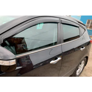 Deflektory okien (4 ks, HIC) Hyundai IX-35 2010–2015 fotografia 1