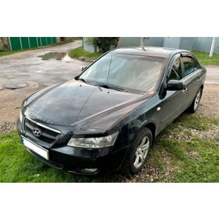 Deflektory okien (4 ks, HIC) Hyundai Sonata NF 2004–2009 fotografia 3