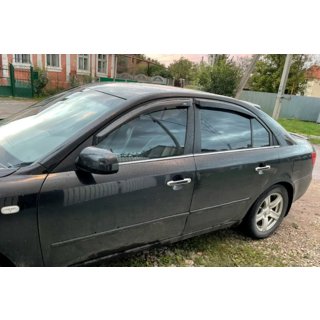 Deflektory okien (4 ks, HIC) Hyundai Sonata NF 2004–2009 fotografia 1