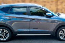 Hyundai Tucson TL 2016–2021 Deflektory okien (4 ks, HIC) fotografia 1