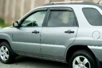 Kia Sportage 2004–2010 Deflektory okien (4 ks, HIC) fotografia 6