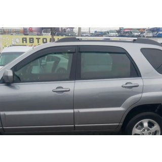 Deflektory okien (4 ks, HIC) Kia Sportage 2004–2010 fotografia 3